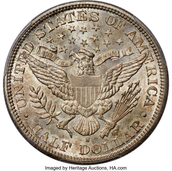 1897-S 50c MS67 thumbnail 2