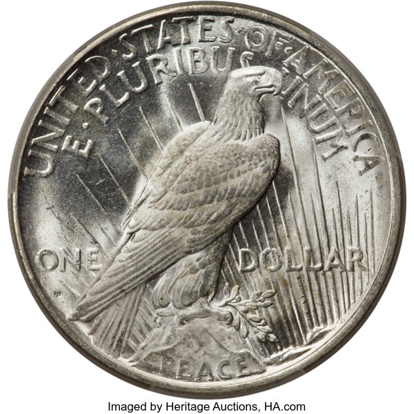 1922-D $1 MS66 thumbnail 2