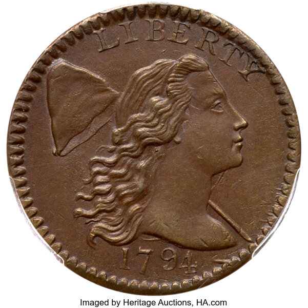 1794 1c Head of 1794, S-63  MS BN thumbnail 2