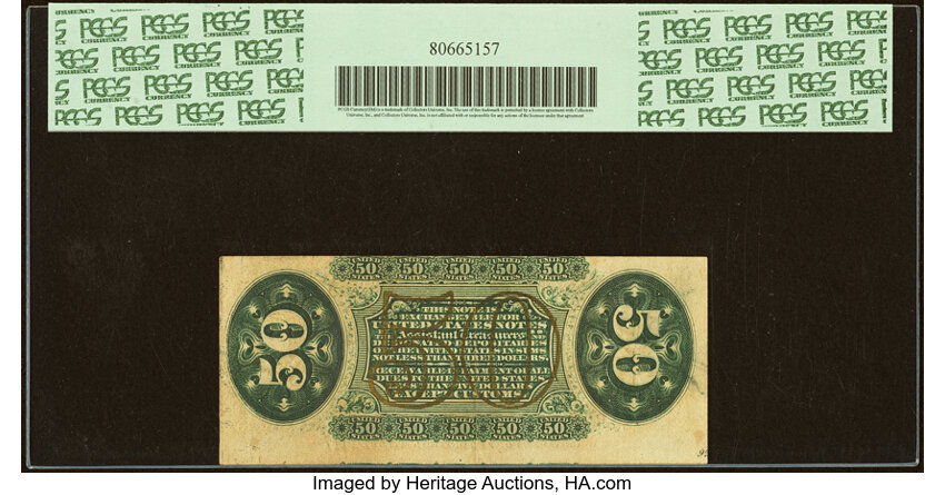  50c Head of General Spinner (Fr. 1331) thumbnail 6