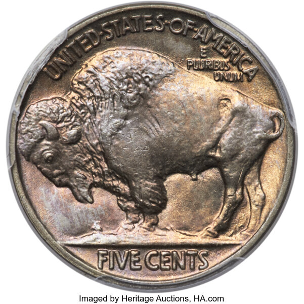 1913 5c Buffalo, Type 2 MS61 CAC thumbnail 21