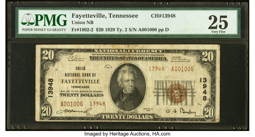 1929 $20  Type 2 (Fr. 1802-2) thumbnail 14