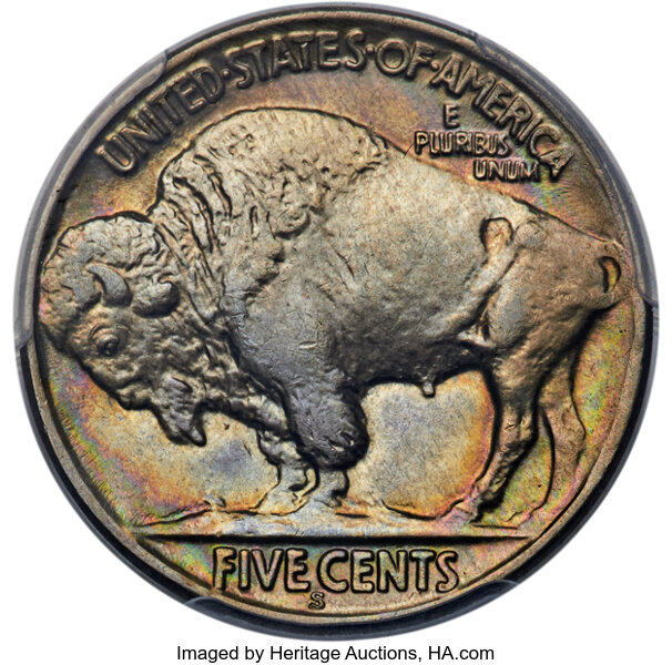 1927-S 5c MS66 CAC thumbnail 2