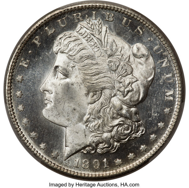 1891-S $1  MS PL thumbnail 3