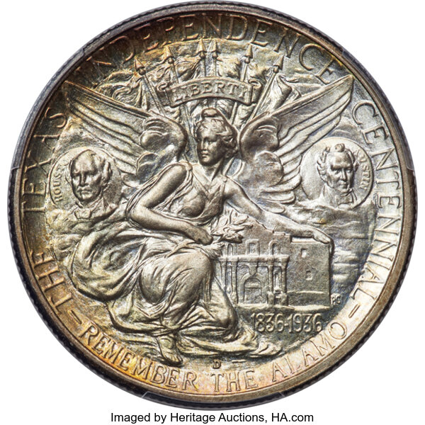 Texas 50c [Type] MS68 thumbnail 4
