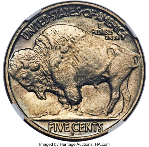 1938-D/S 5c Buffalo MS68 thumbnail 2