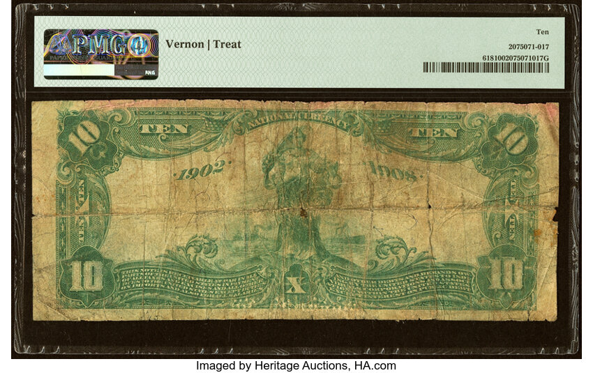 1902 $10  3rd Charter Period, 2nd Issue, Date Back (Fr. 618) thumbnail 18