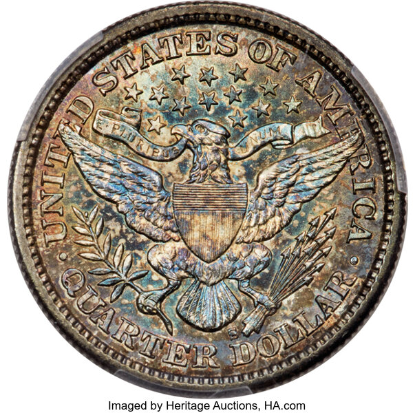 1897-S 25c MS64 CAC thumbnail 2