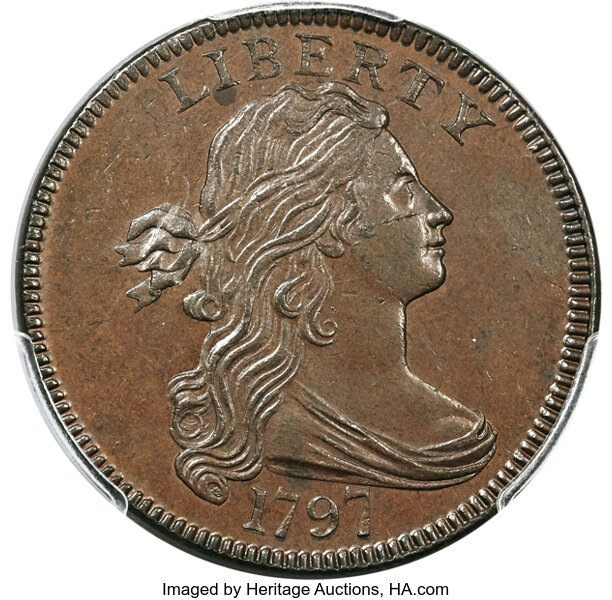 1797 1c Reverse of 1797, Stems, S-123  MS BN thumbnail 2