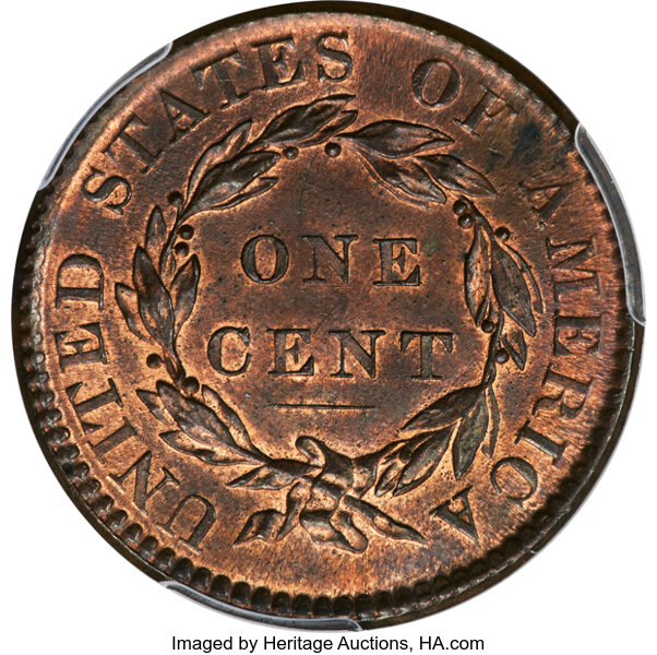 1819 1c Small Date, N-4 MS BN thumbnail 3