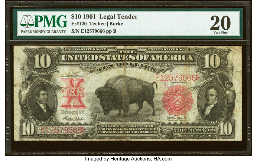 1901 $10  (Fr. 120) thumbnail 3