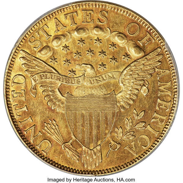 1799 $10  Small Stars Obverse, BD-7 MS thumbnail 8