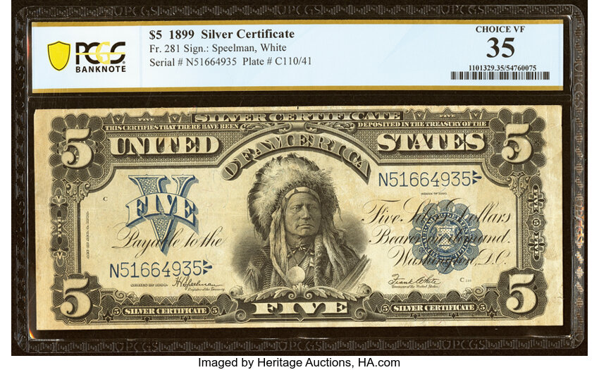 1899 $5  (Fr. 281) thumbnail 4