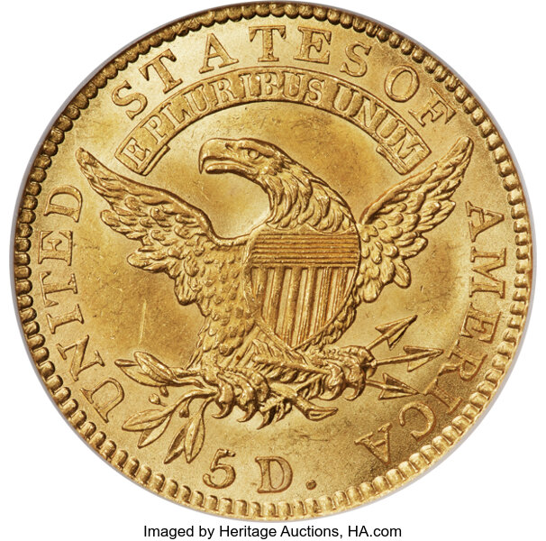 1818 $5  STATESOF MS thumbnail 5