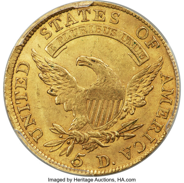 1810 $5  Large Date, Large 5, BD-4 MS thumbnail 11