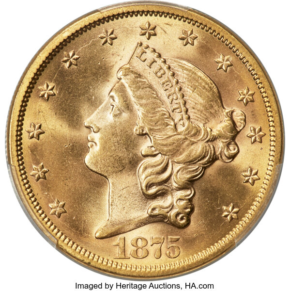 1875-S $20  MS thumbnail 2