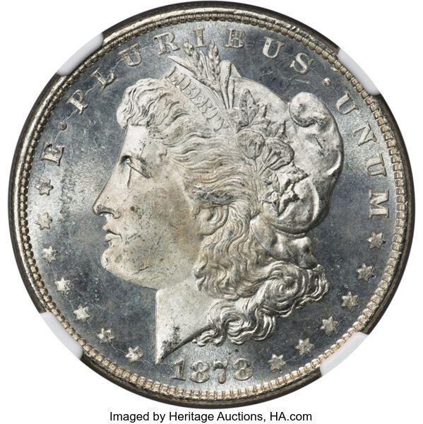 1878 8TF $1  Denticle Chip, VAM-4 MS thumbnail 2