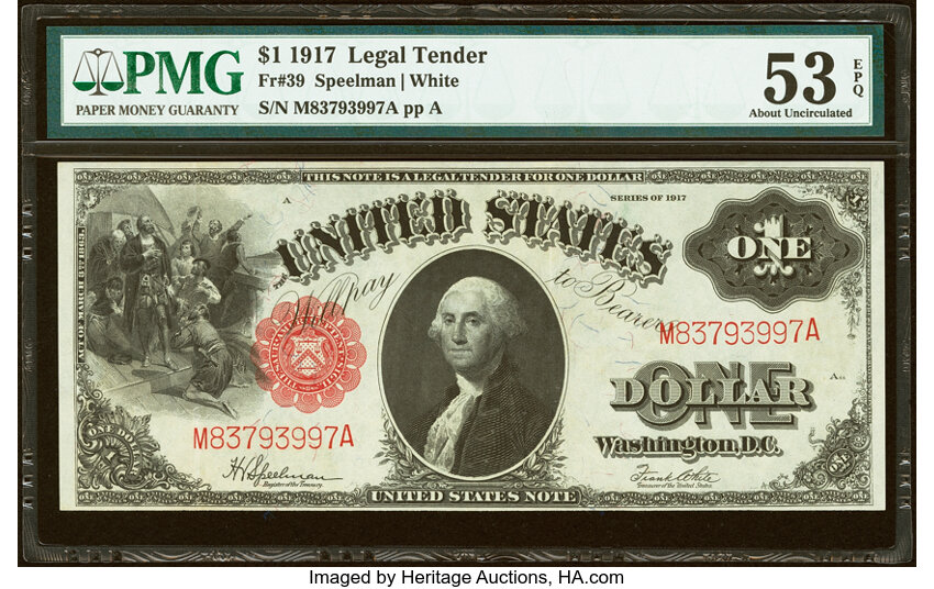 1917 $1  (Fr. 39) thumbnail 5