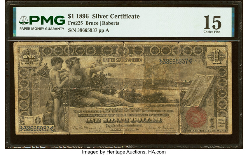 1896 $1  (Fr. 225) thumbnail 6
