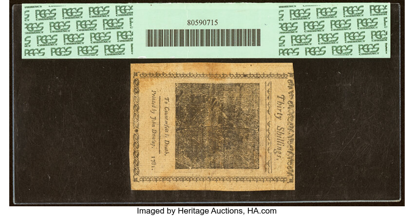 Apr 20, 1781 30s Pennsylvania (Fr. PA252) thumbnail 3