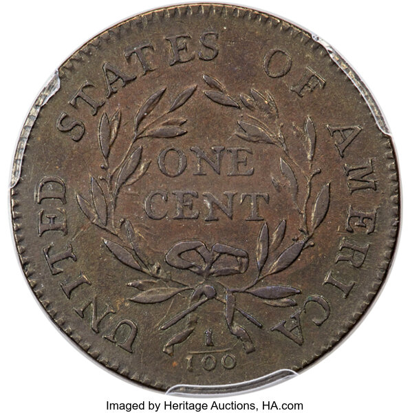 1794 1c Head of 1794, S-28  MS BN thumbnail 11