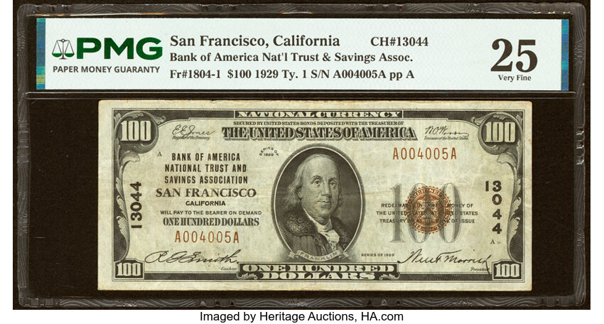 1929 $100  Type 1 (Fr. 1804-1) thumbnail 5