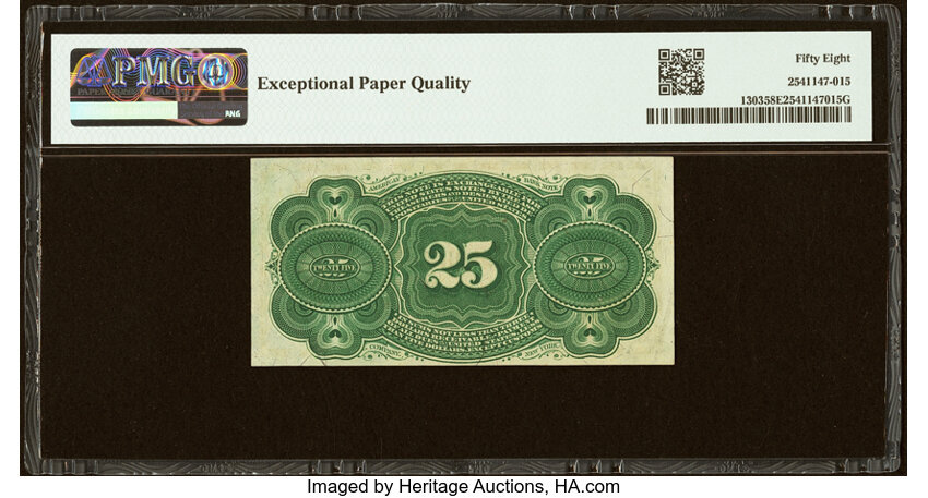  25c Bust of George Washington (Fr. 1303) thumbnail 8