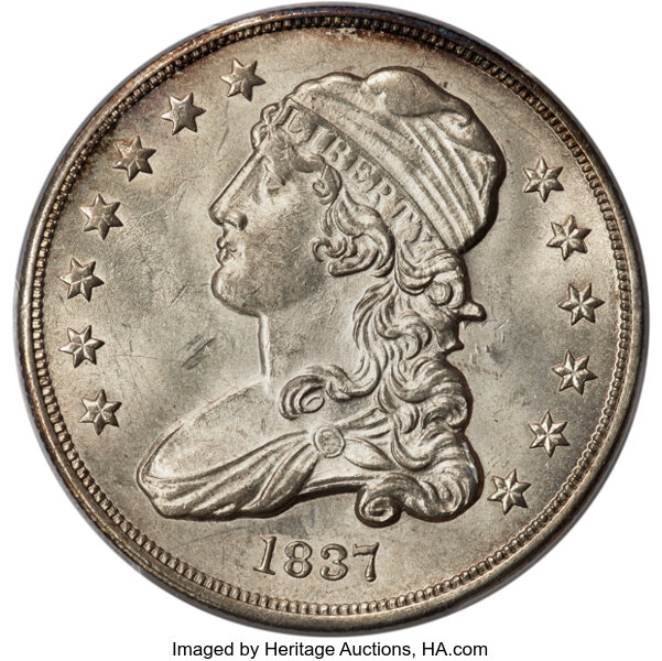 1837 25c B-2 MS thumbnail 3