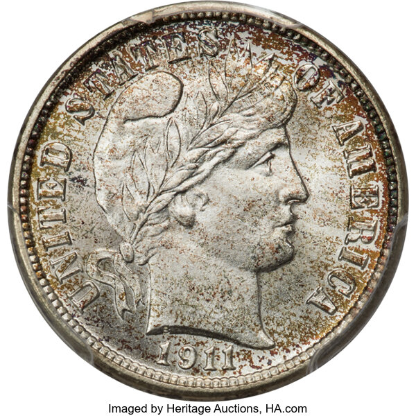 1911-D 10c MS thumbnail 3