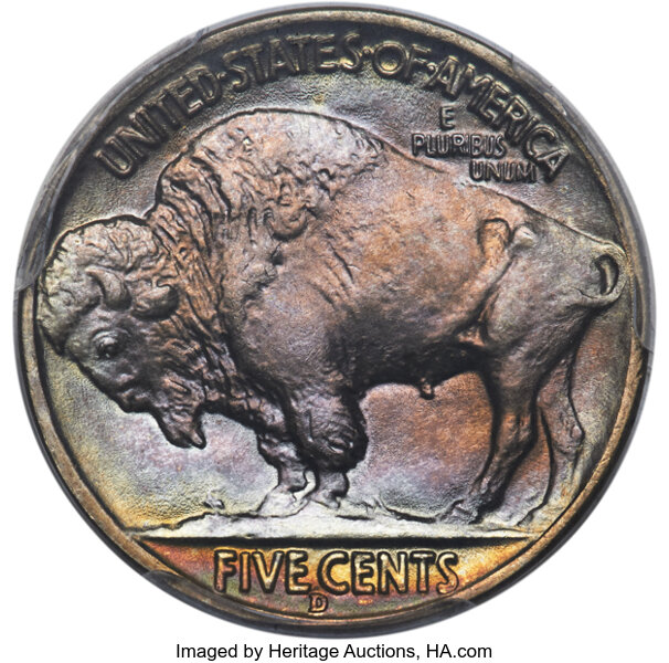 1938-D 5c Buffalo MS68 CAC thumbnail 6