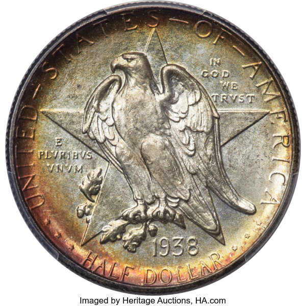1938-D 50c Texas MS thumbnail 4