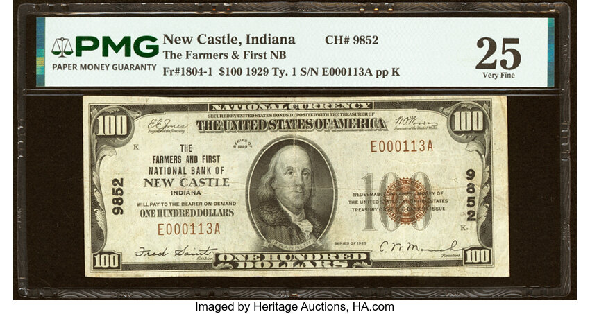 1929 $100  Type 1 (Fr. 1804-1) thumbnail 6