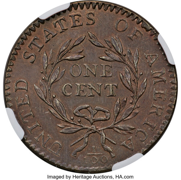 1794 1c Head of 1794, S-25  MS BN thumbnail 6