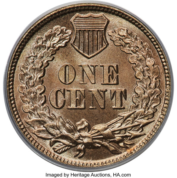 1861 1c MS68 thumbnail 2