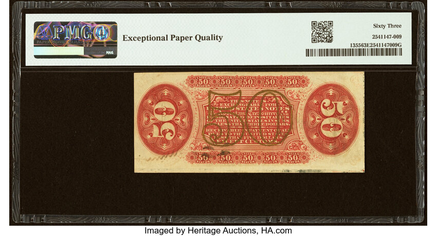  50c Seated Figure of Justice (Fr. 1355) thumbnail 8