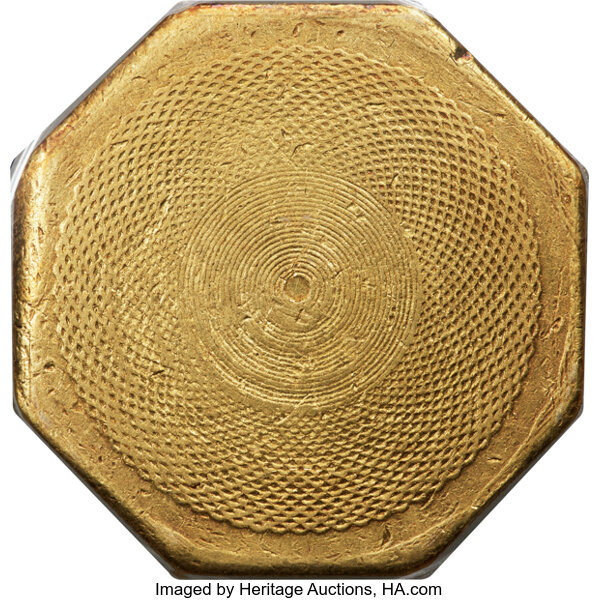 1851 G$50  Humbert, Target Rev, 887 THOUS, Reeded Edge, K-6 MS thumbnail 15