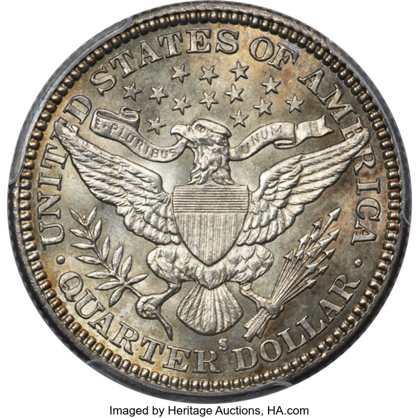 1907-S 25c MS61 thumbnail 11