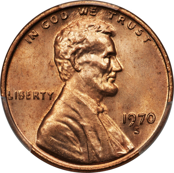 1970-S 1c Large Date, Doubled Die Obverse, FS-101 MS RD thumbnail 2