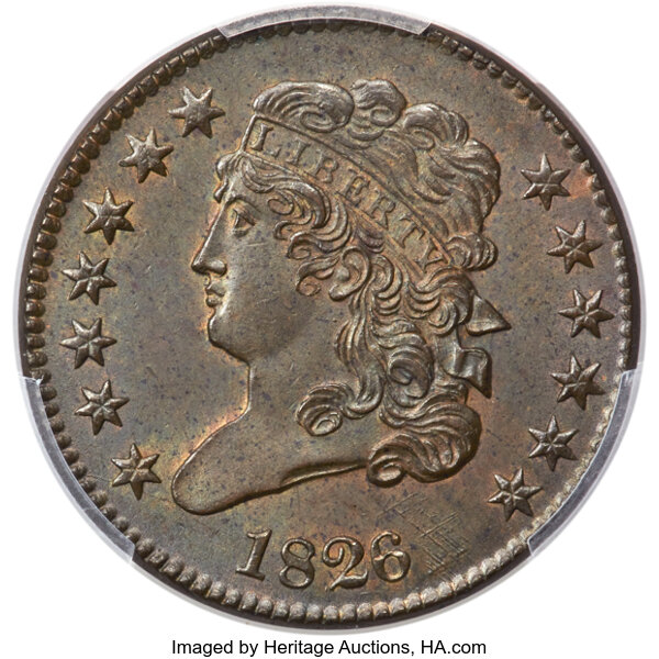 1826 1/2c C-1 MS BN thumbnail 2