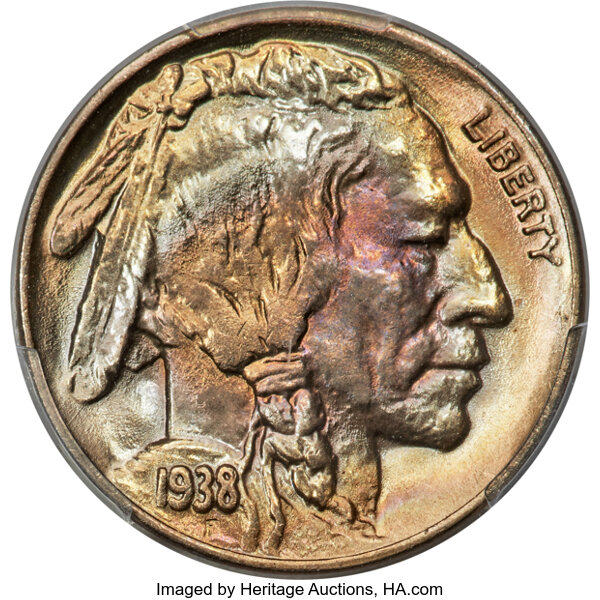 1938-D 5c Buffalo MS thumbnail 4