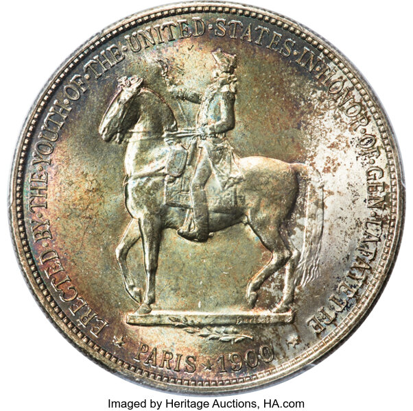 1900 $1  Lafayette, DuVall-2C MS thumbnail 7