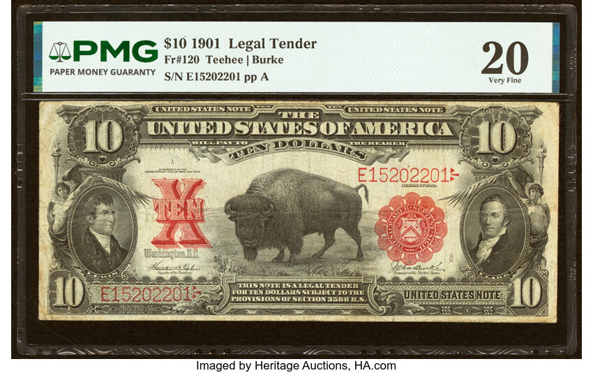 1901 $10  (Fr. 120) thumbnail 2
