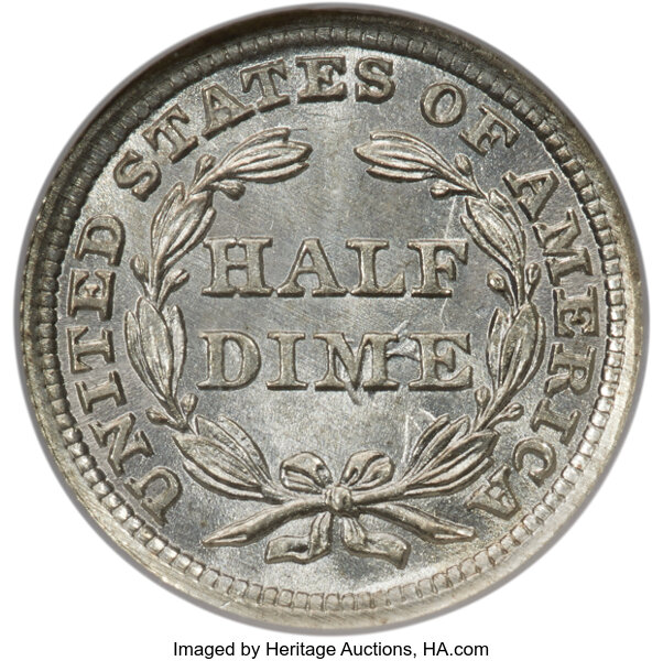 1854 H10c Arrows MS67 thumbnail 2