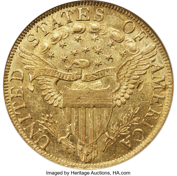 1803 $10  Small Stars Reverse, BD-1 MS thumbnail 3