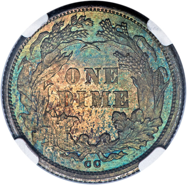 1878-CC 10c MS65 thumbnail 2