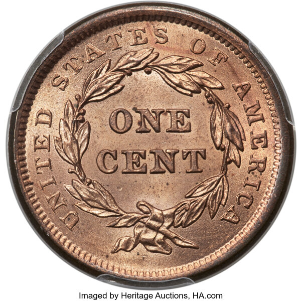 1840 1c Large Date, N-8 MS RD thumbnail 2