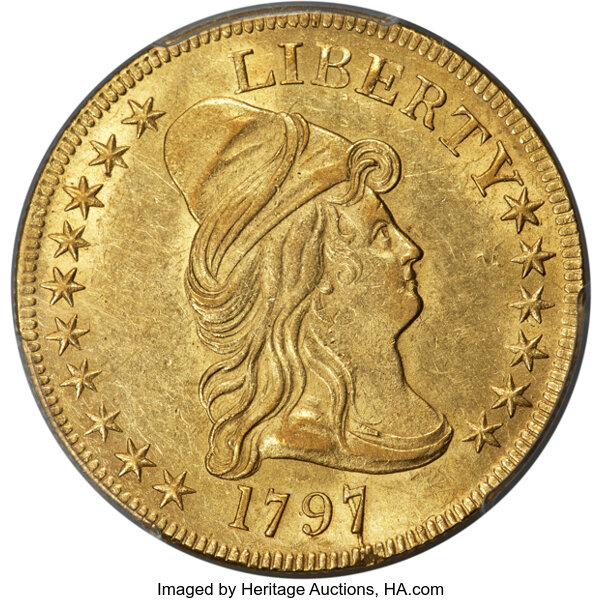 1797 $10  Large Eagle, BD-2 MS thumbnail 2
