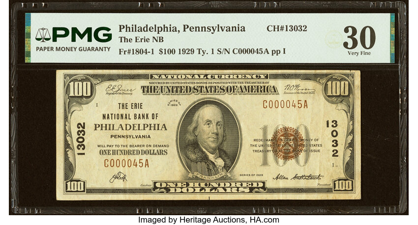 1929 $100  Type 1 (Fr. 1804-1) thumbnail 8