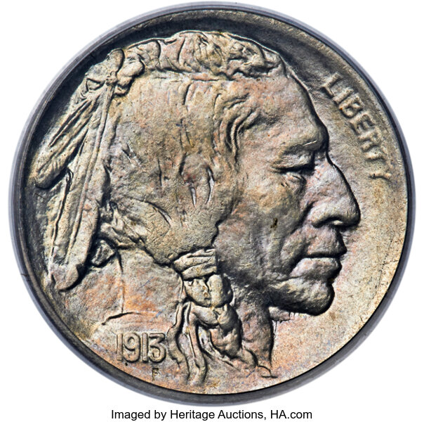 1913-S 5c Buffalo, Type 2 MS thumbnail 5