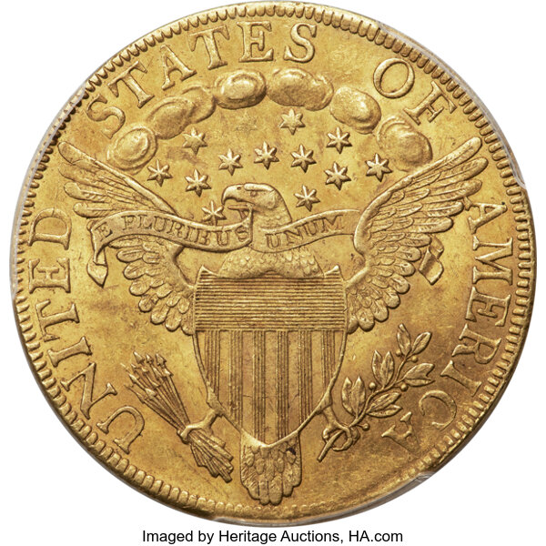 1799 $10  Large Stars Obverse, BD-9 MS thumbnail 4